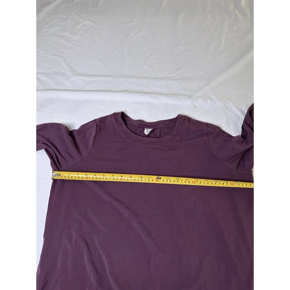 Athleta With Ease Top Women’s Burgundy Berry Small - Picture 5 of 8